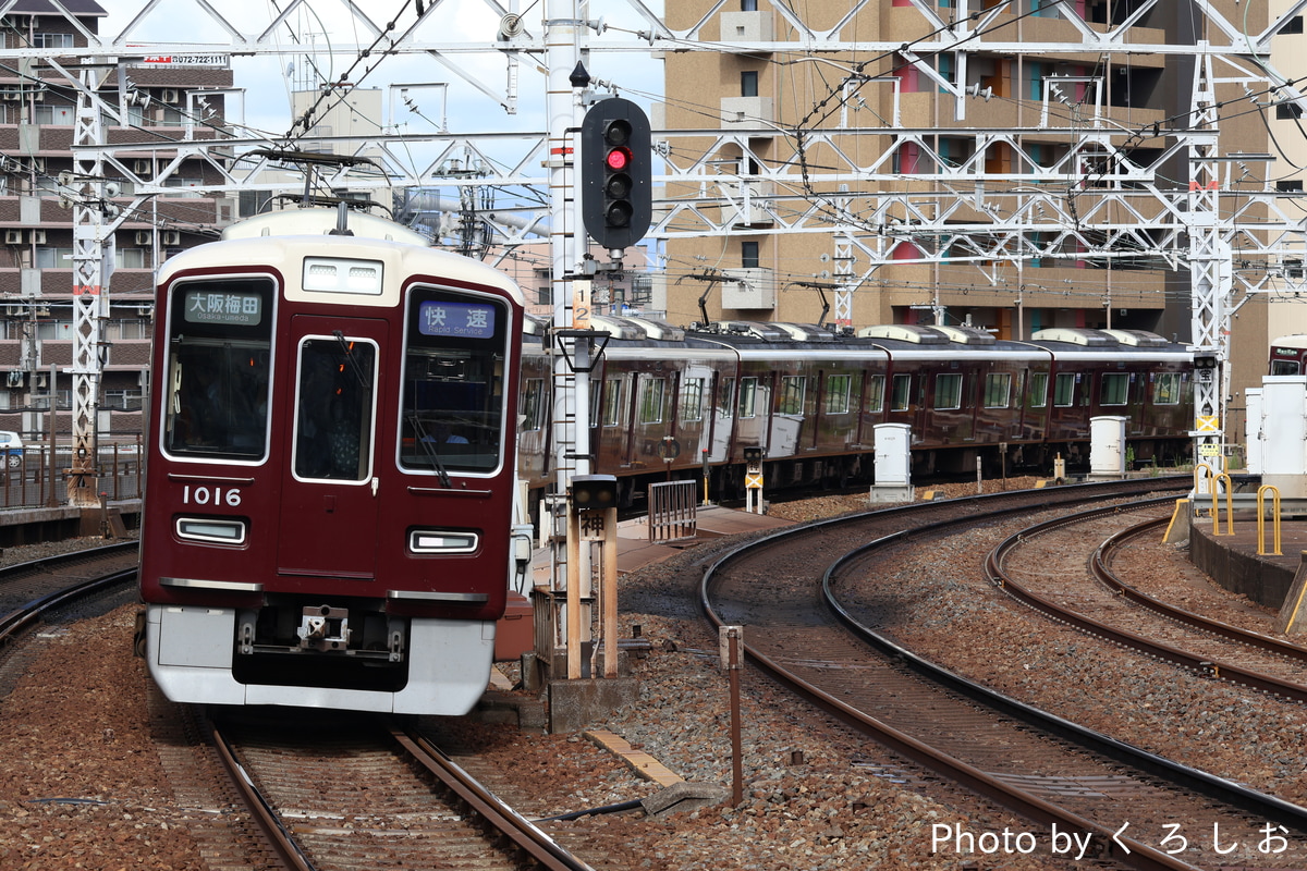 阪急電鉄 西宮車庫 1000系 1016F