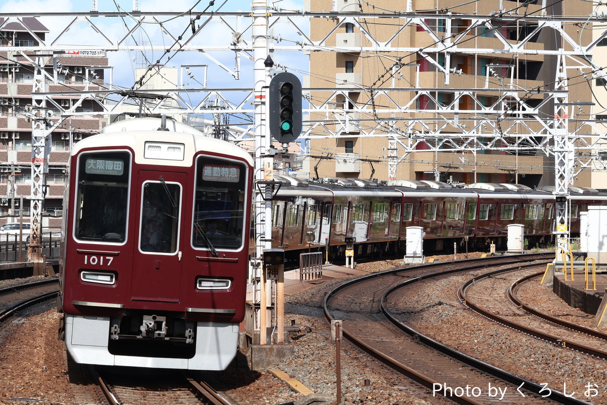 阪急電鉄 西宮車庫 1000系 1017F