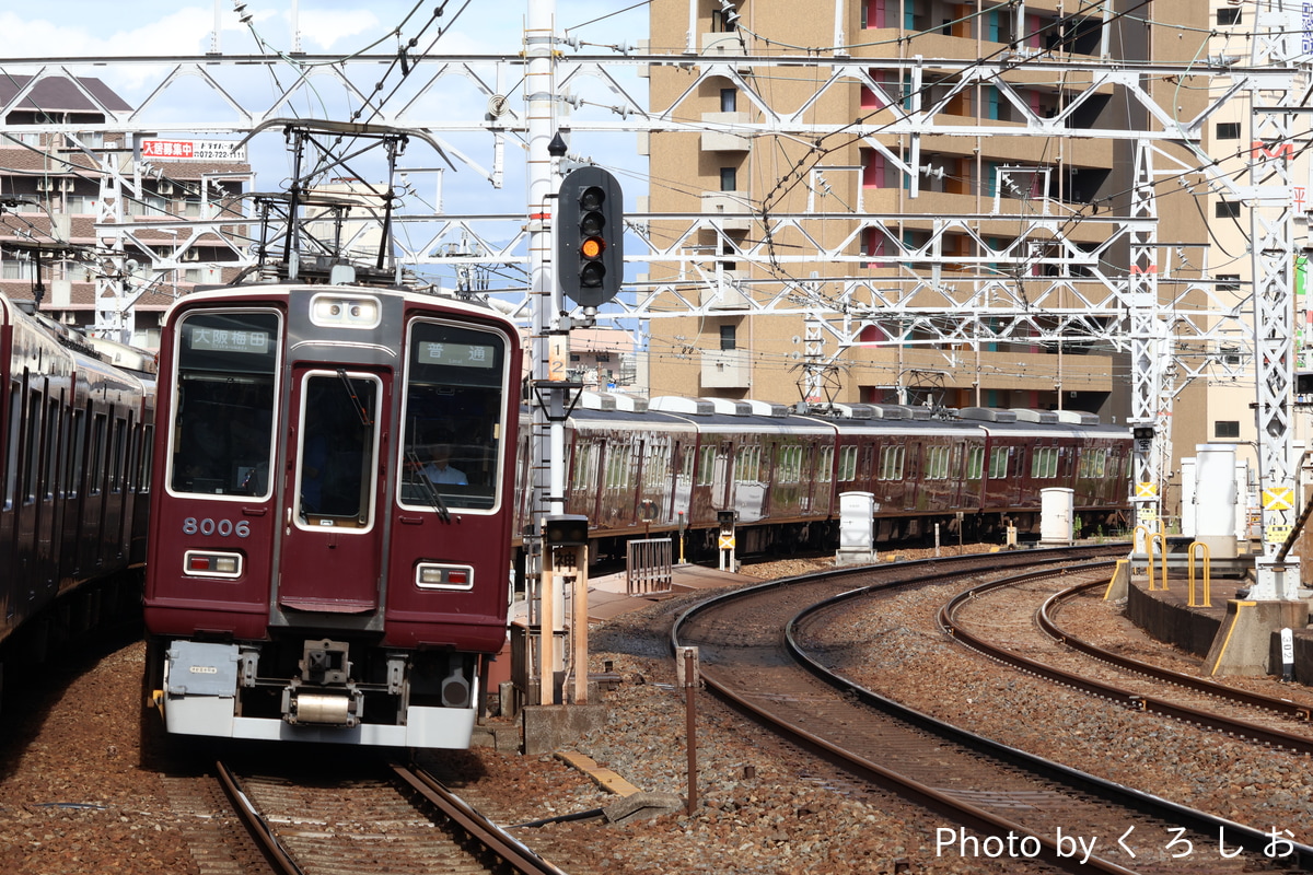 阪急電鉄 西宮車庫 8000系 8006F