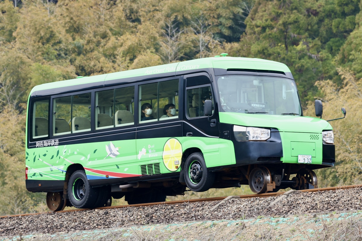 阿佐海岸鉄道 宍喰車庫 DMV93形 2
