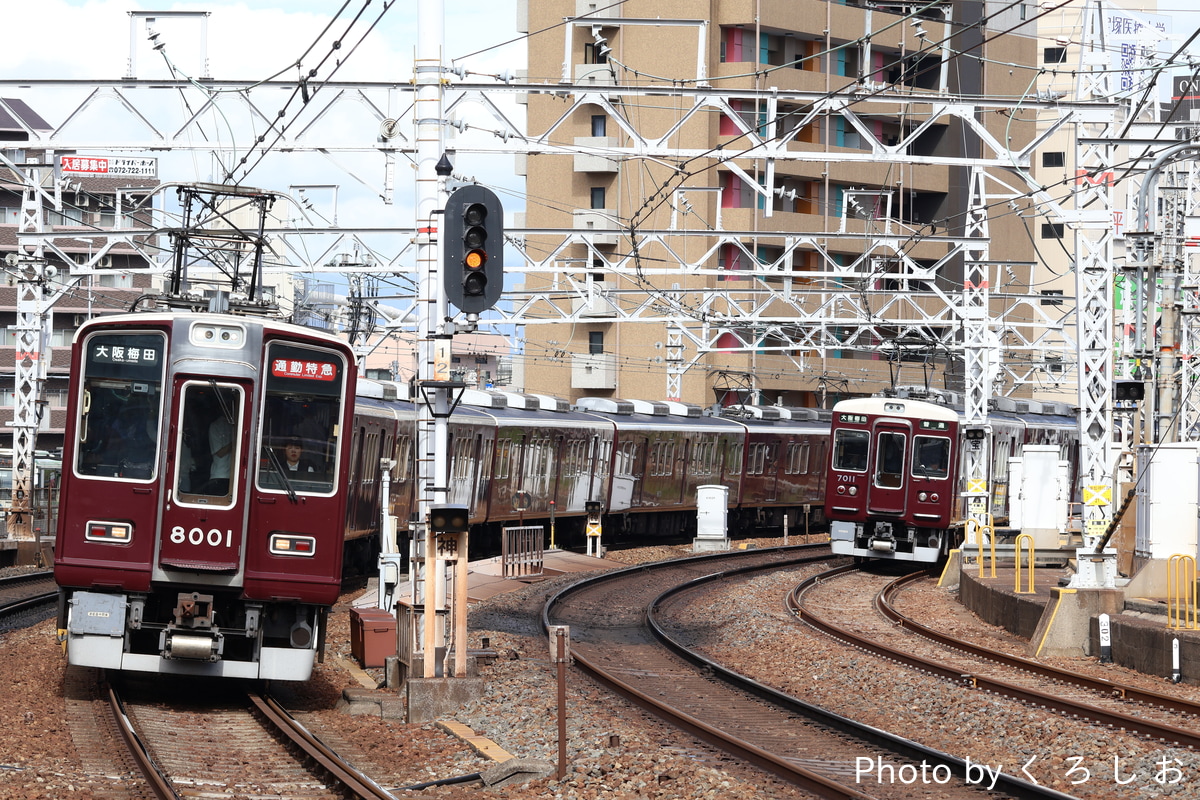 阪急電鉄 西宮車庫 8000系 8001F