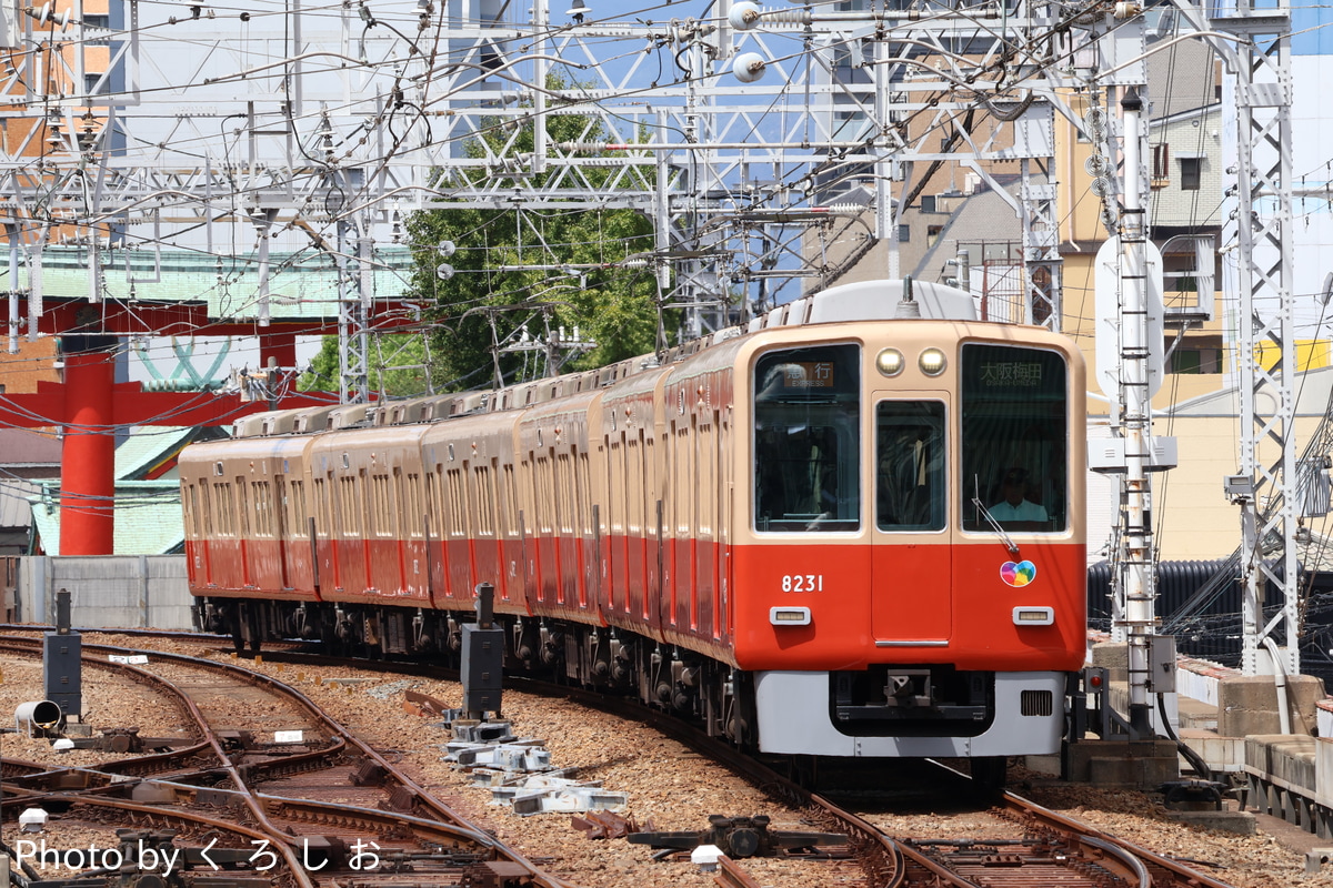 阪神電気鉄道 尼崎車庫 8000系 8231F