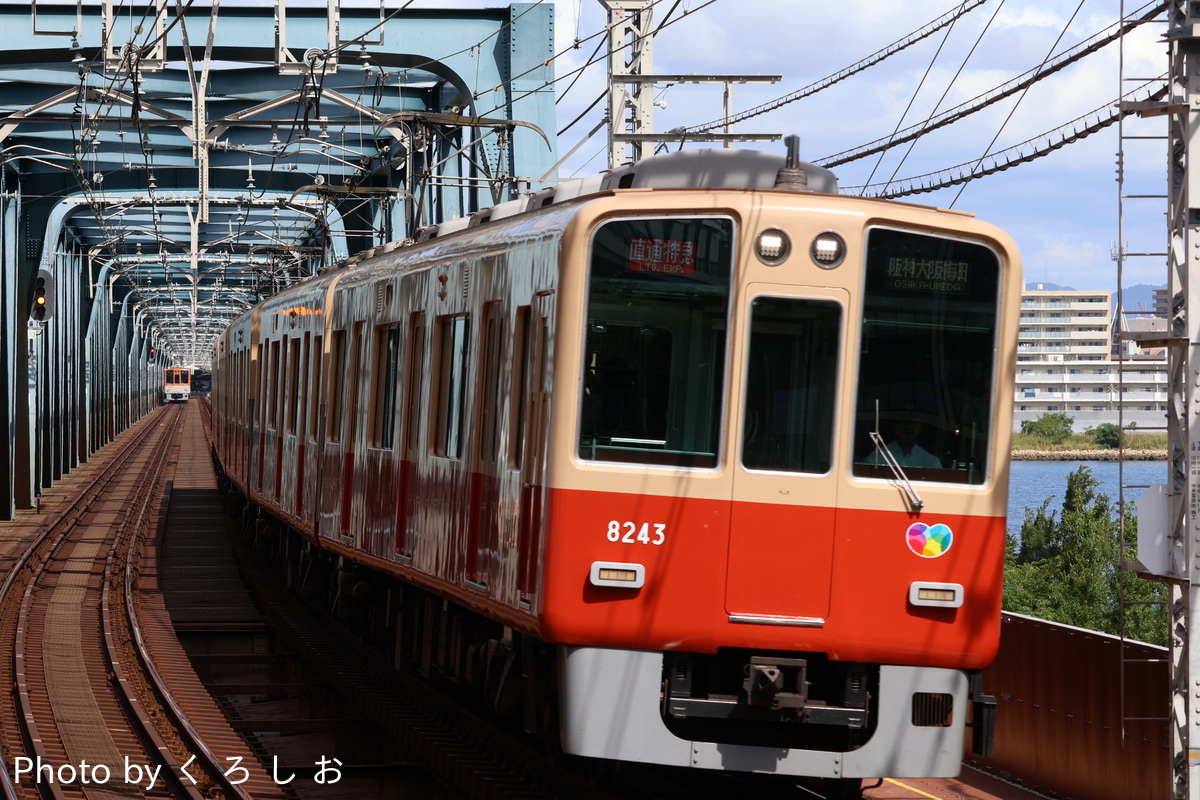 鉄壁 尼崎車庫 8000系 8243F の写真 |鉄道写真投稿サイトTrain-Directory