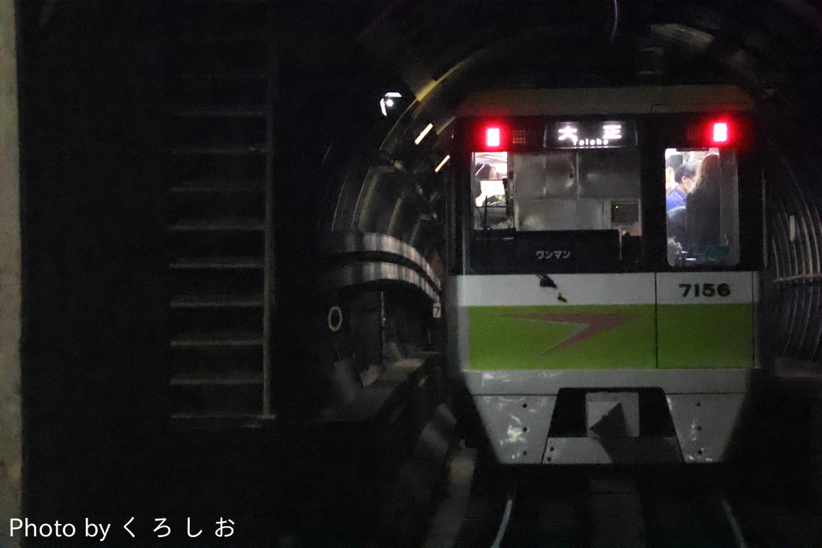 大阪市高速電気軌道 鶴見検車場 70系 7106F
