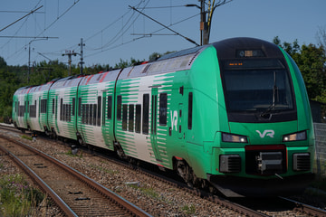 VR Sverige X74 ÄlvsjöStation付近