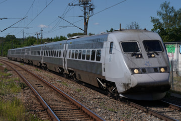 SJ X2000 ÄlvsjöStation付近