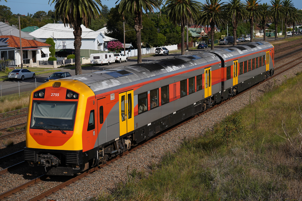 NSW TrainLink  Hunter railcar 2755