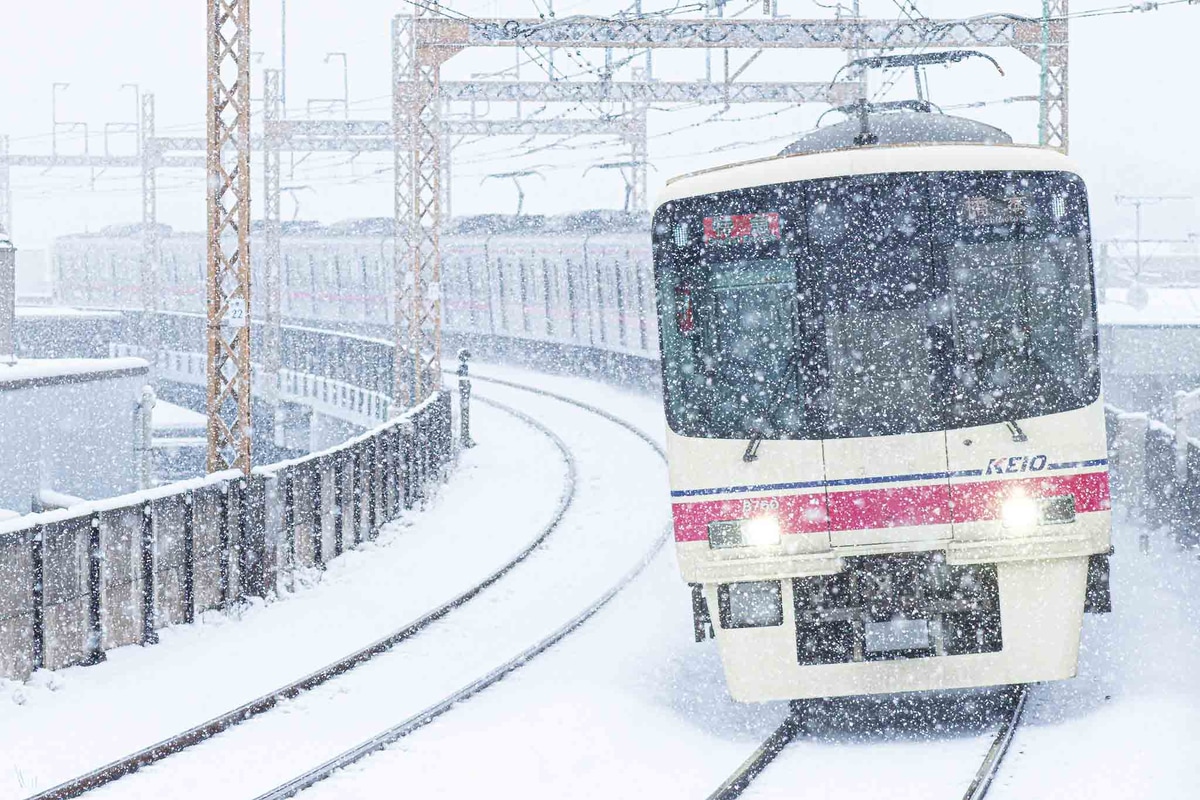 京王電鉄 若葉台検車区 京王8000系 8760f