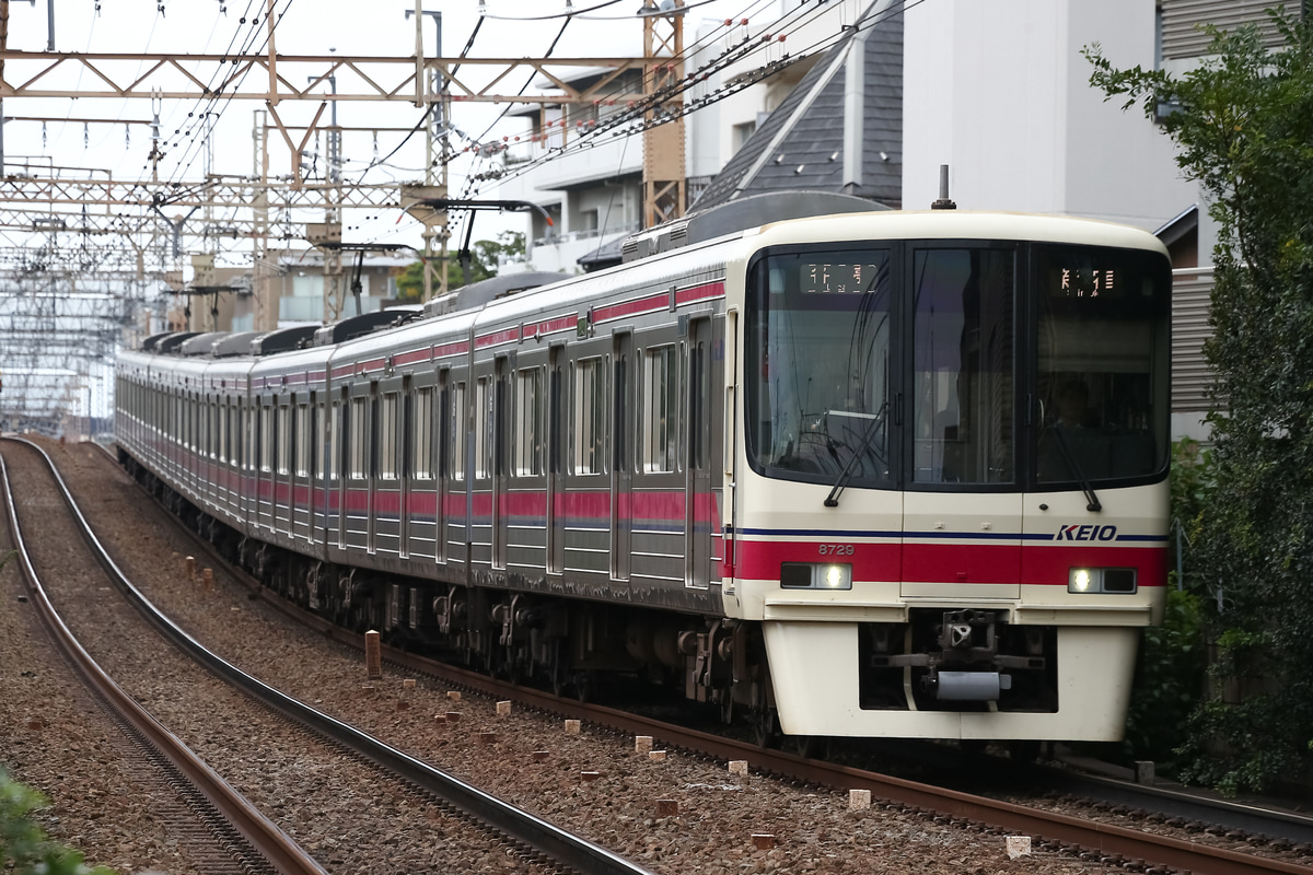 京王電鉄 若葉台検車区 8000系 8729f