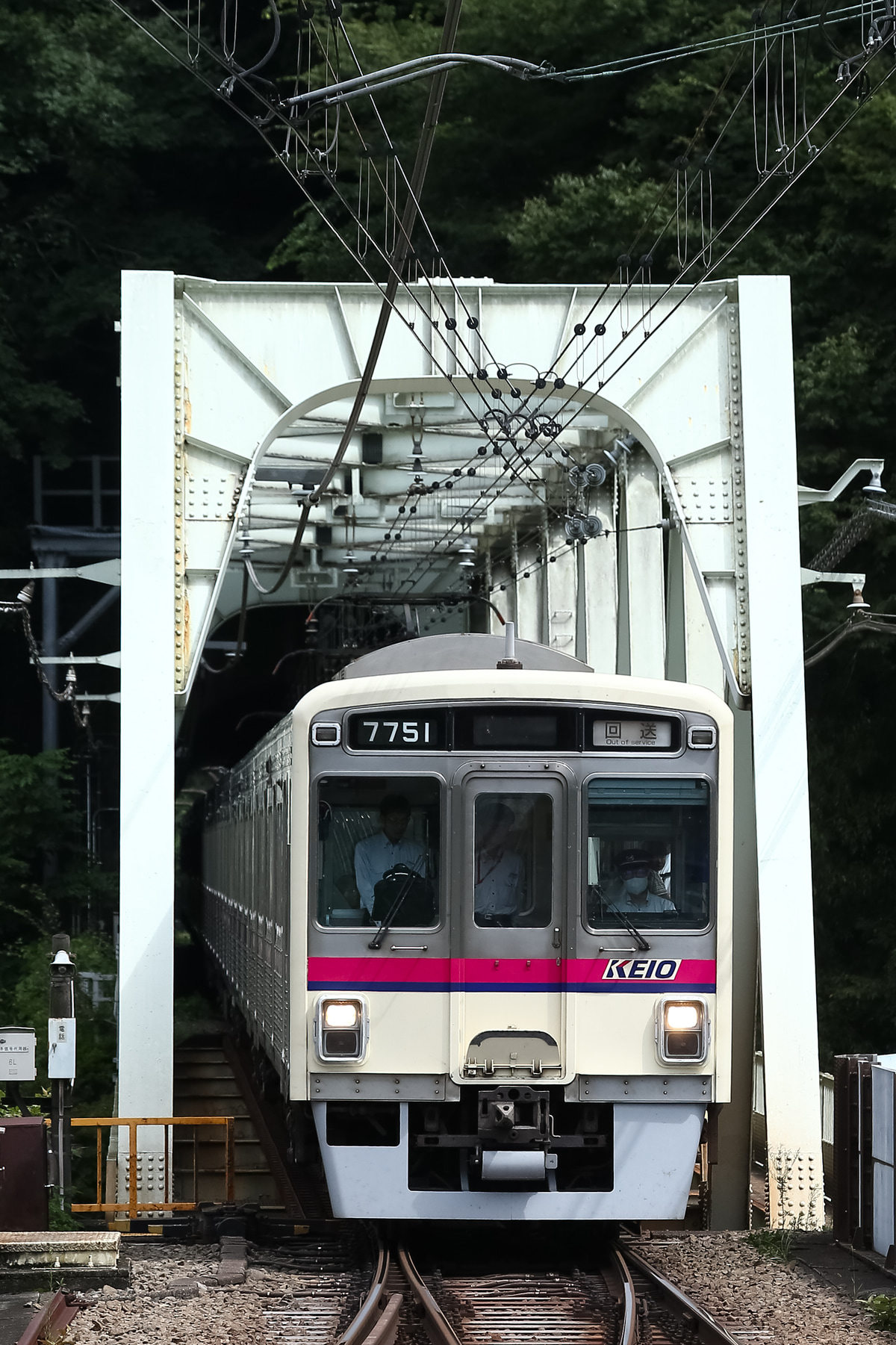 京王電鉄 若葉台検車区 7000系 7701f