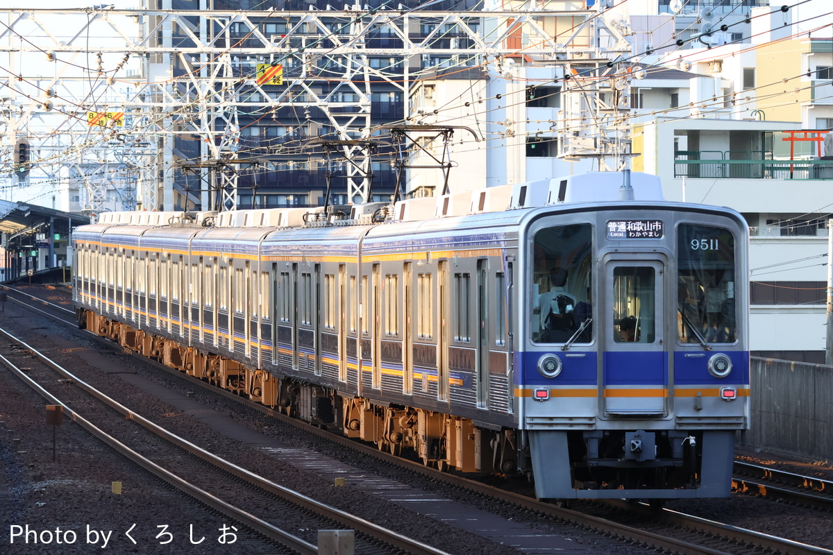 南海電気鉄道 住ノ江検車区 9000系 9511F