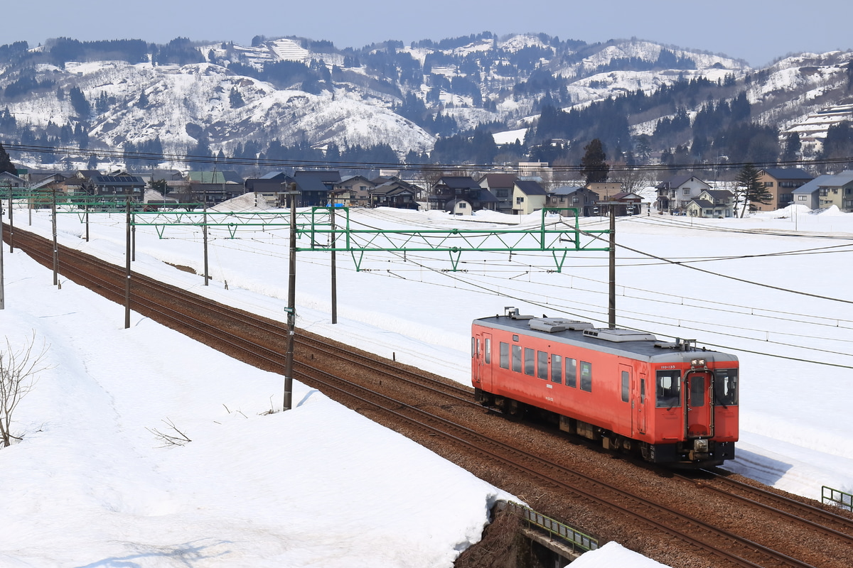 JR東日本 新津運輸区 キハ110系 キハ110-135