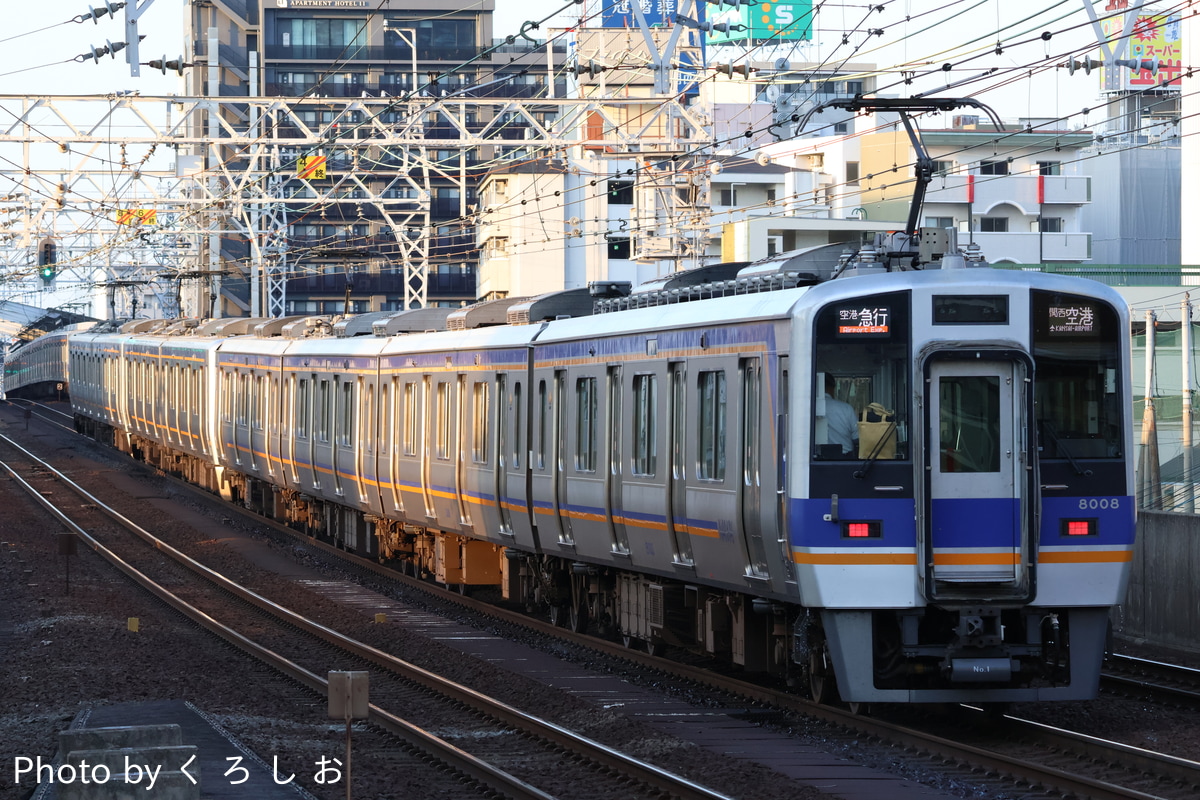 南海電気鉄道 住ノ江検車区 8000系 8008F