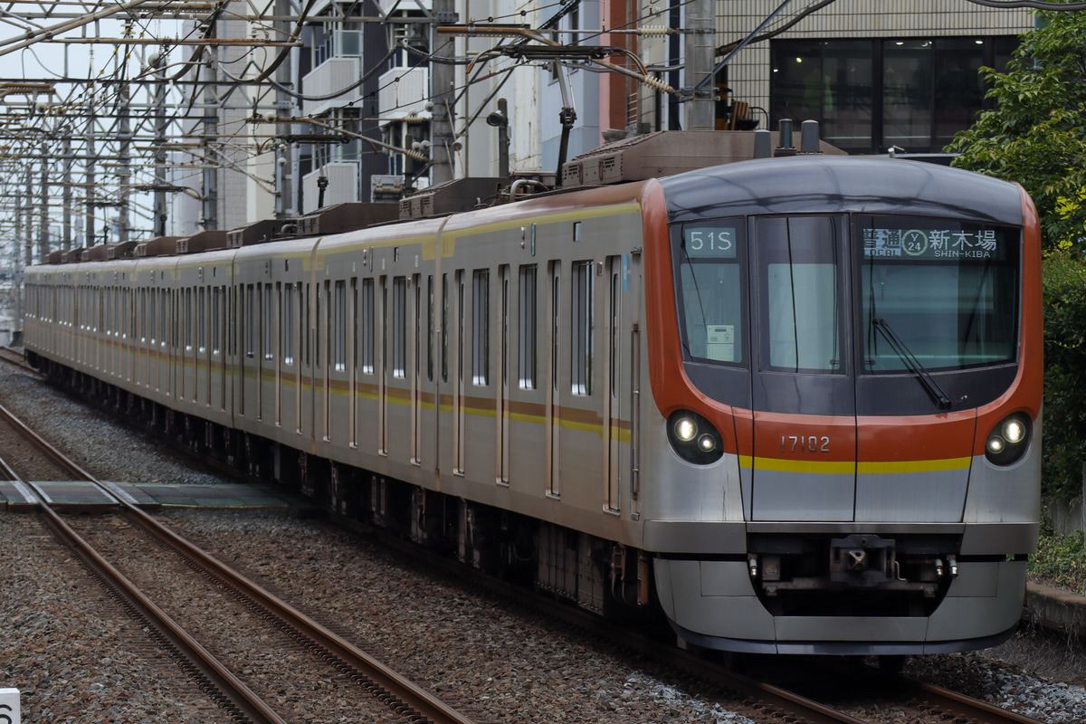 東京メトロ 和光検車区 17000系 17102F
