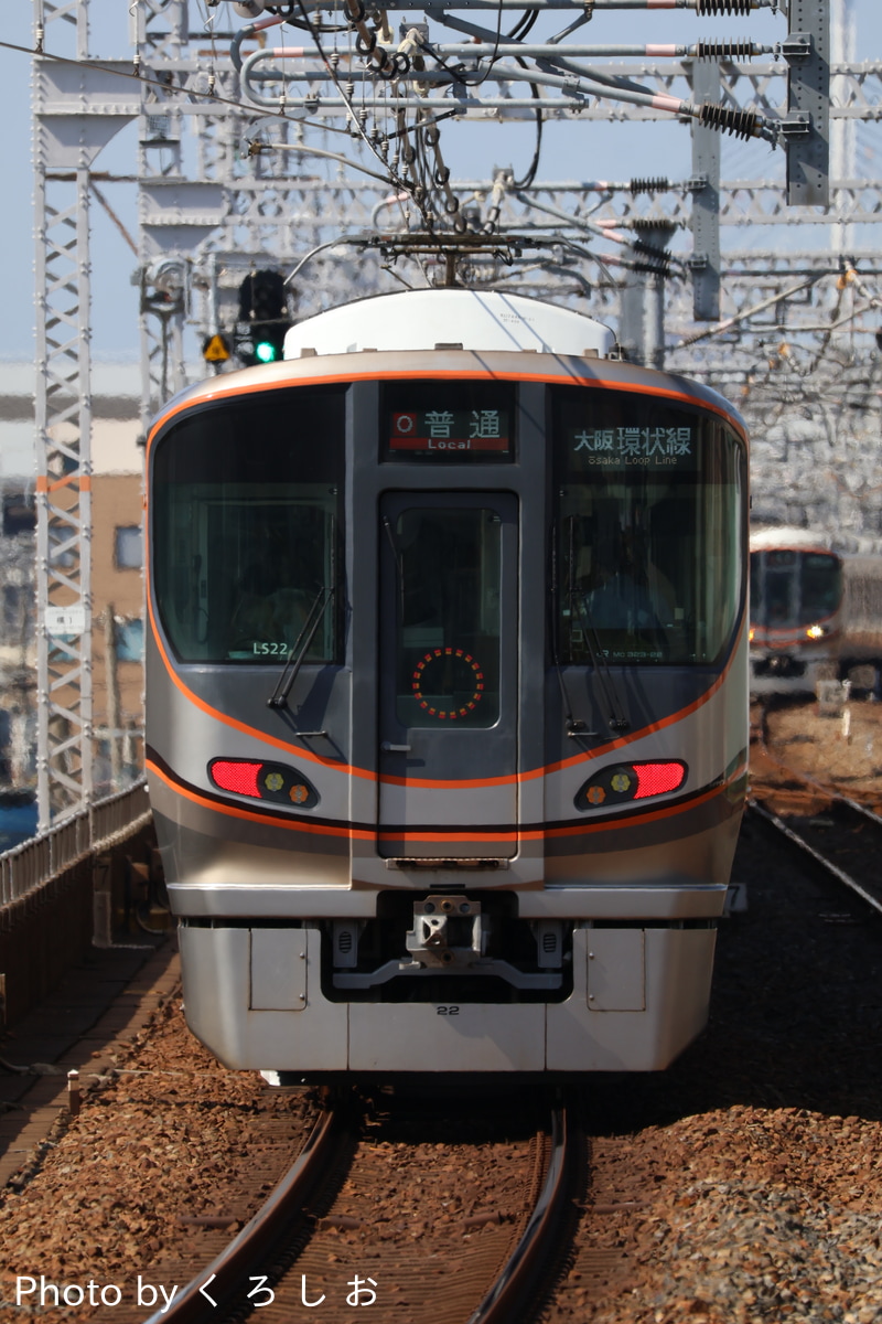 JR西日本 吹田総合車両所森ノ宮支所 323系 LS22編成