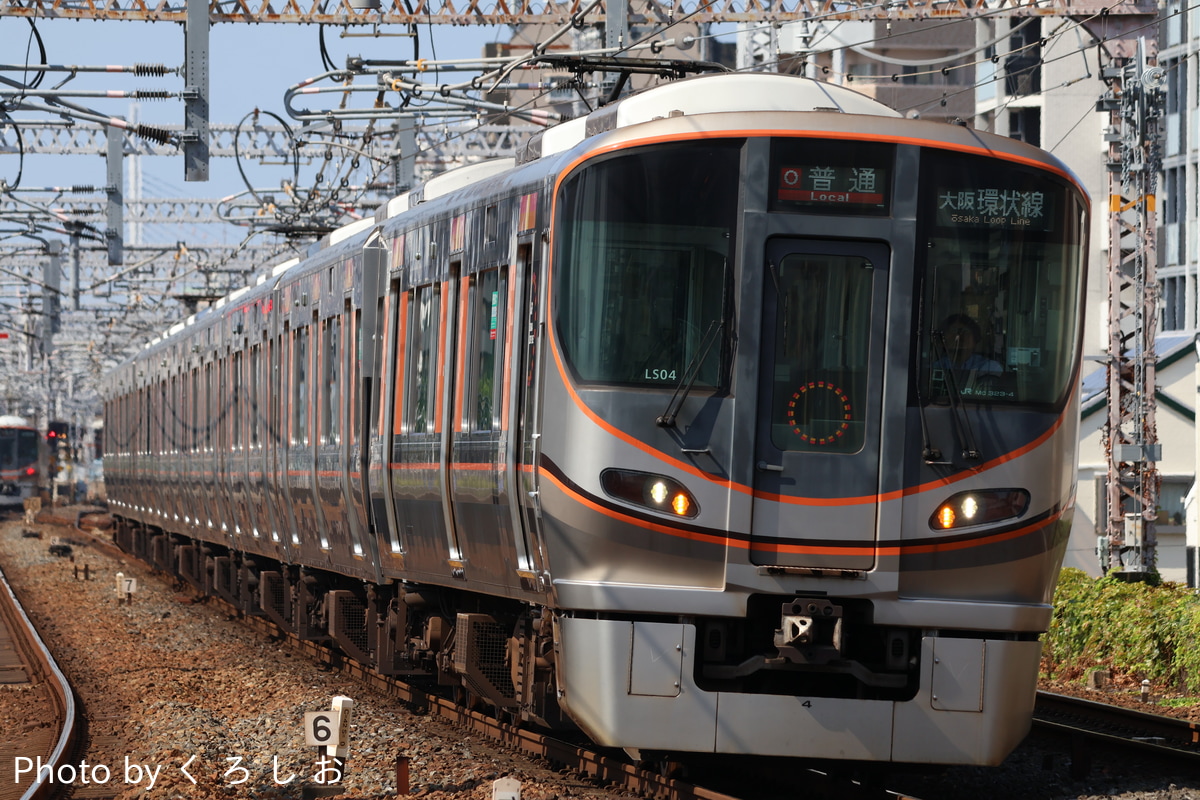 JR西日本 吹田総合車両所森ノ宮支所 323系 LS04編成