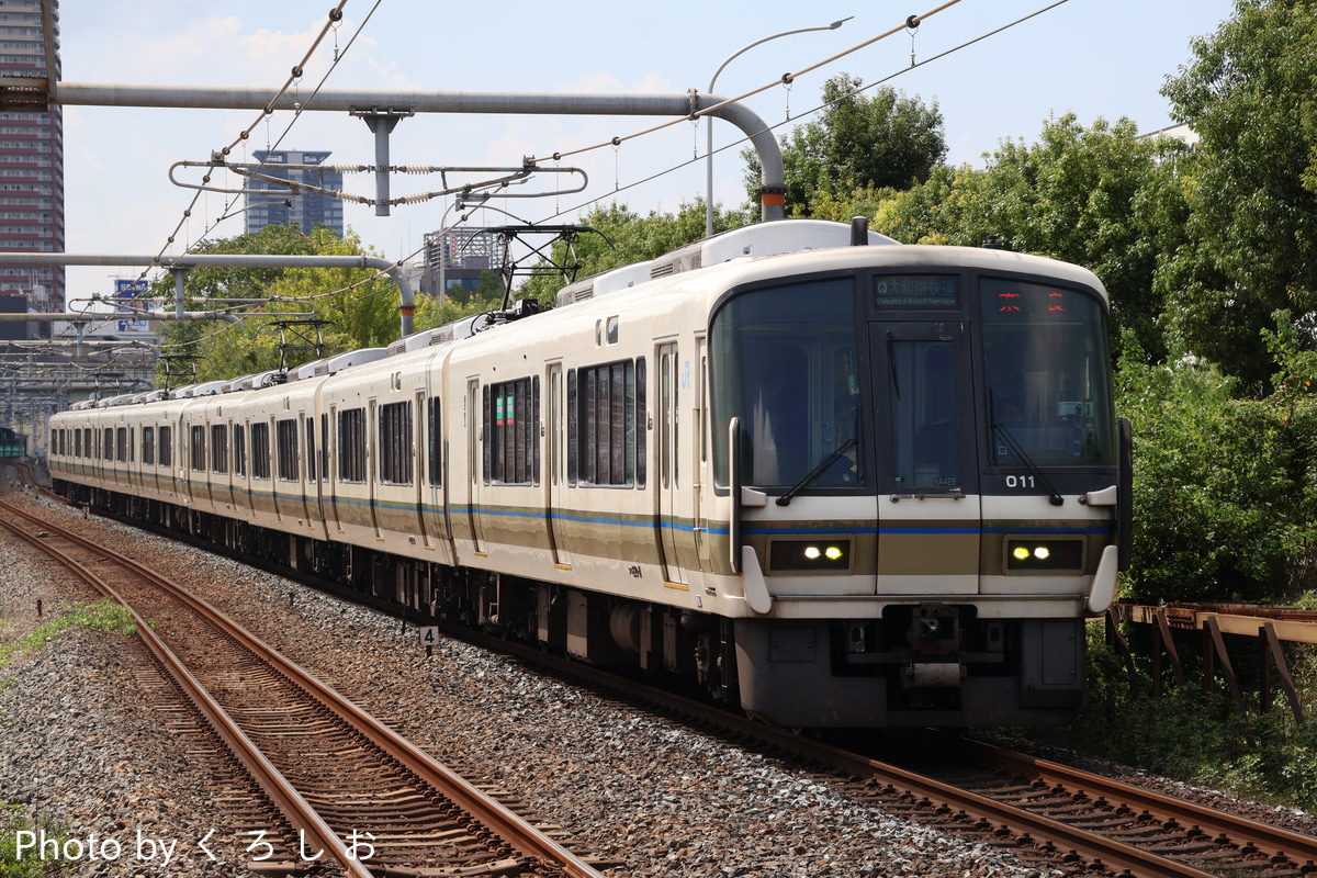 JR西日本 吹田総合車両所奈良支所 221系 NA428編成