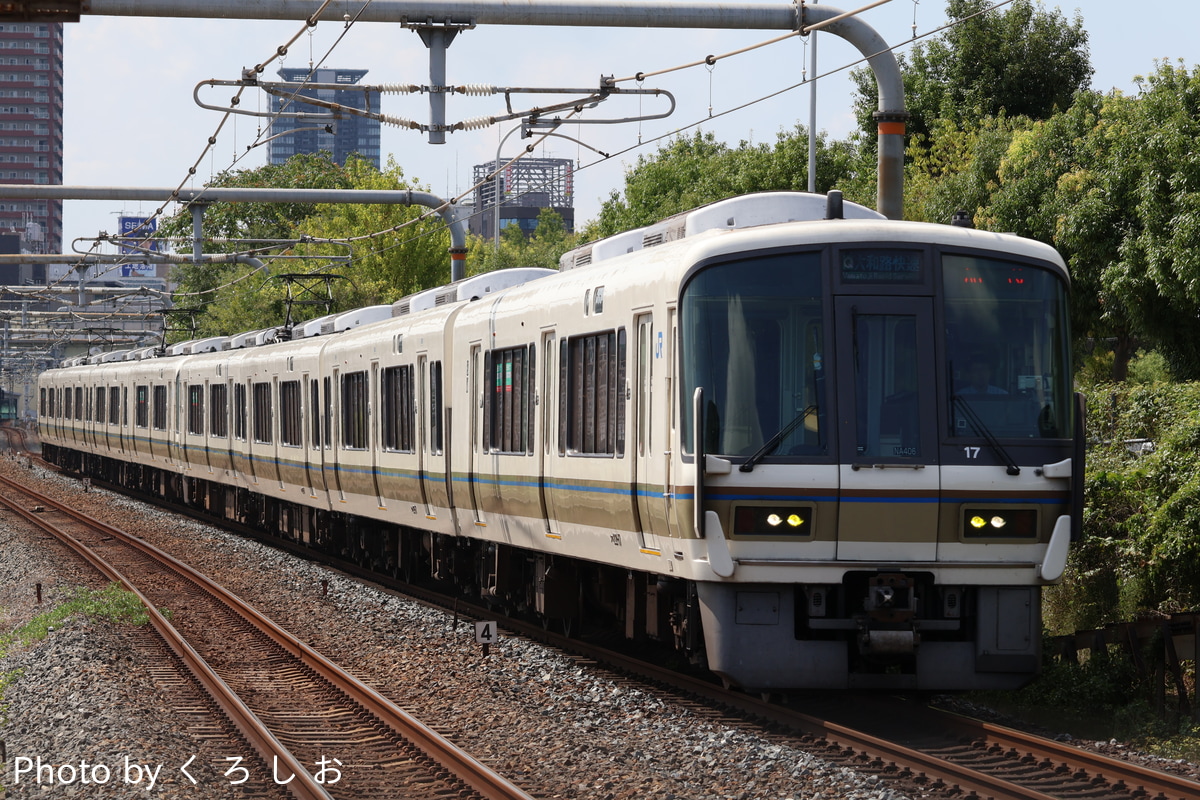 JR西日本 吹田総合車両所奈良支所 221系 NA406編成