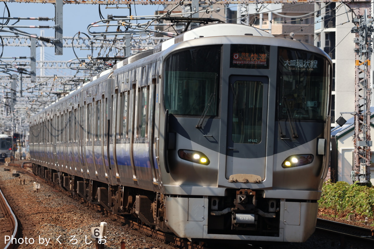 JR西日本 吹田総合車両所日根野支所 225系 HF442編成