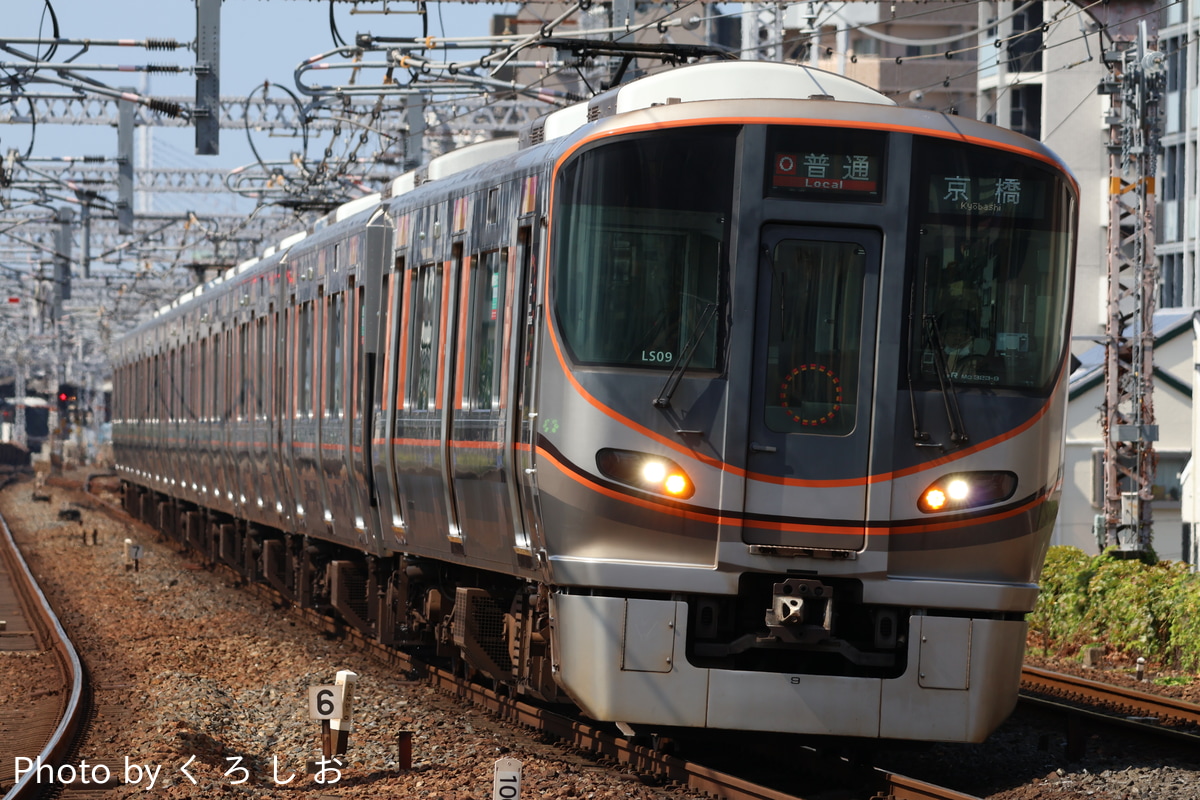 JR西日本 吹田総合車両所森ノ宮支所 323系 LS09編成