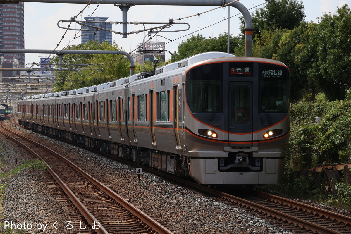 JR西日本 吹田総合車両所森ノ宮支所 323系 LS22編成