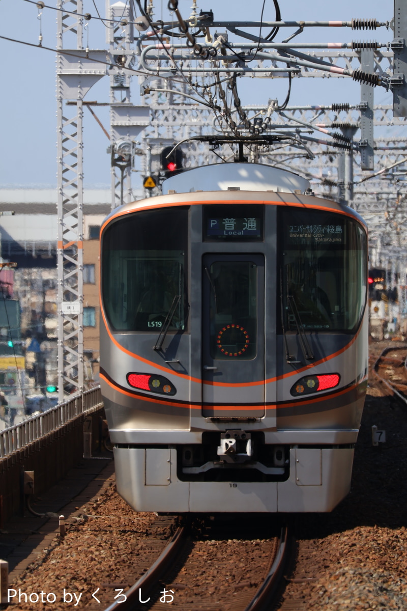 JR西日本 吹田総合車両所森ノ宮支所 323系 LS19編成