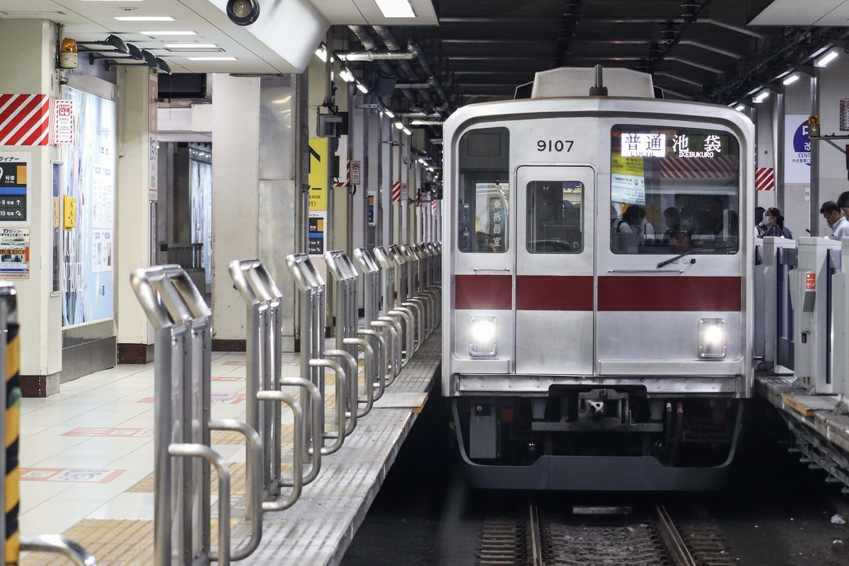 東武鉄道 森林公園検修区 9000系 9107F
