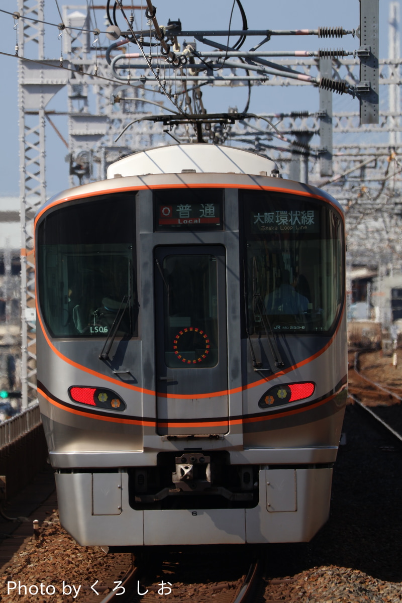 JR西日本 吹田総合車両所森ノ宮支所 323系 LS06編成