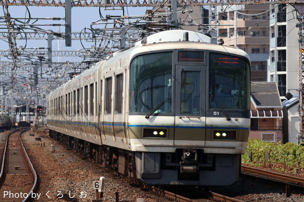 JR西日本 吹田総合車両所奈良支所 221系 NB806編成
