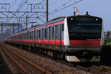 JR東日本 E233系 市川塩浜駅付近