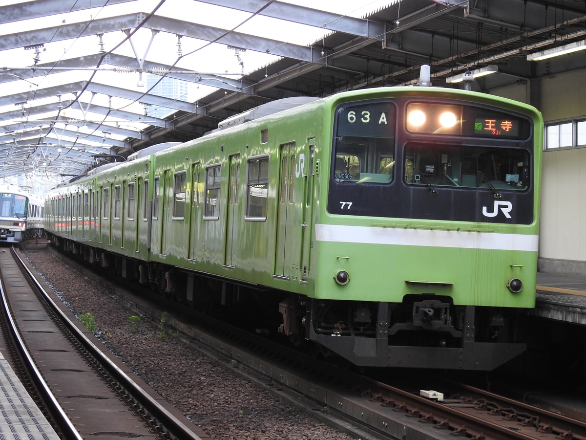 JR西日本 吹田総合車両所奈良支所 201系 77編成