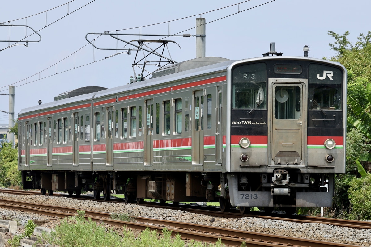 JR四国 高松運転所 7200系 R13編成