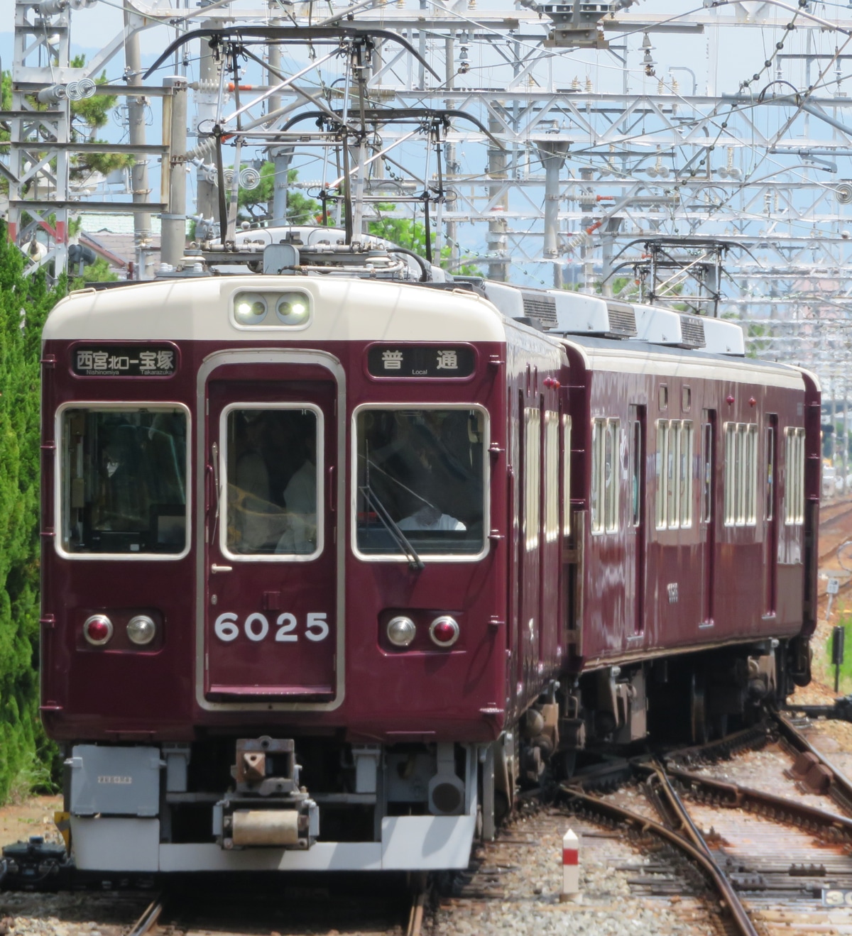 阪急電鉄 西宮車庫 6000系 6025×3R