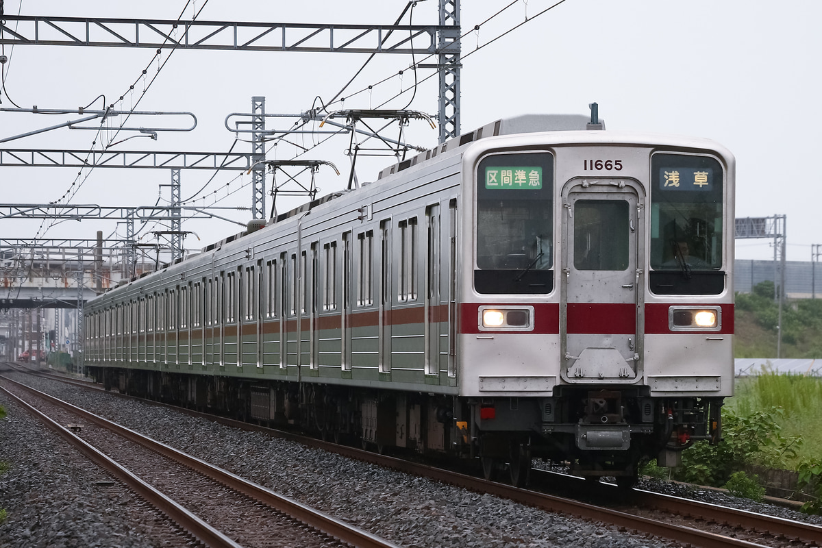 東武鉄道 南栗橋車両管区春日部支所 10030系 11665f