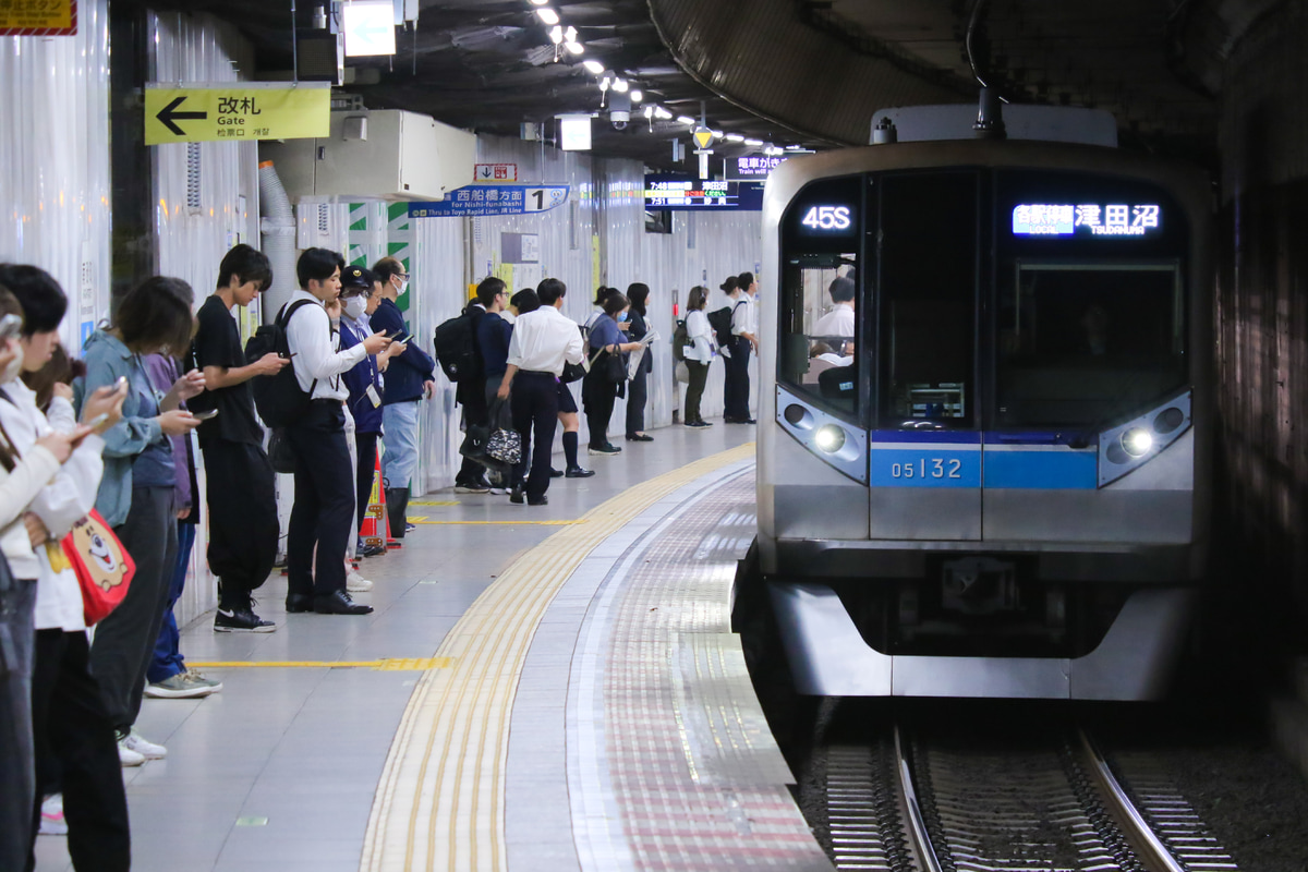 東京メトロ 深川検車区 05系 05-132F