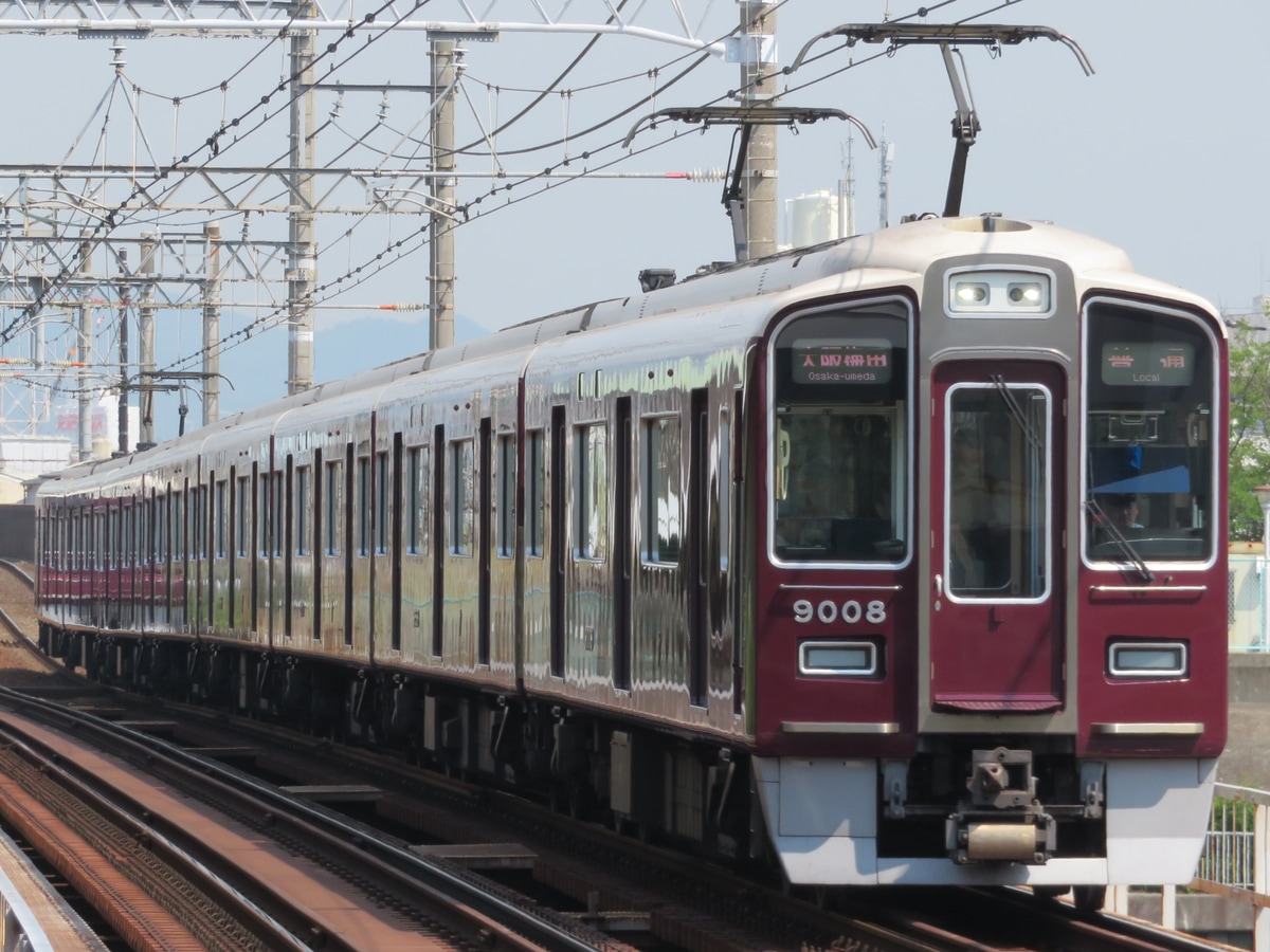 阪急電鉄 西宮車庫 9000系 9008×8R