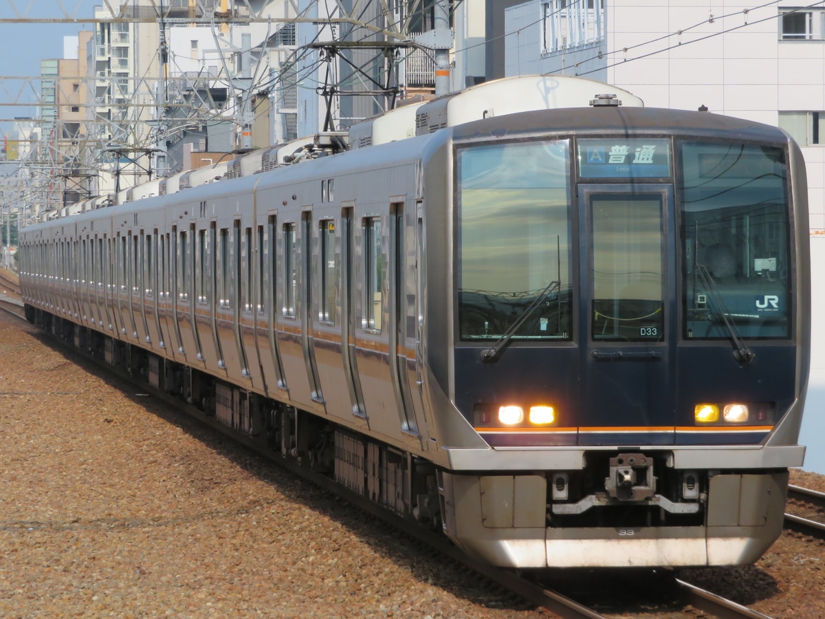 JR西日本 網干総合車両所明石支所 321系 アカD33編成