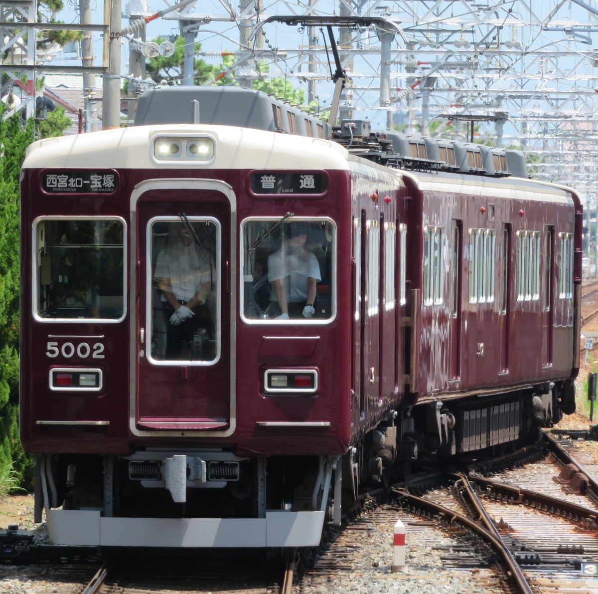 阪急電鉄 西宮車庫 5000系 5002×6R