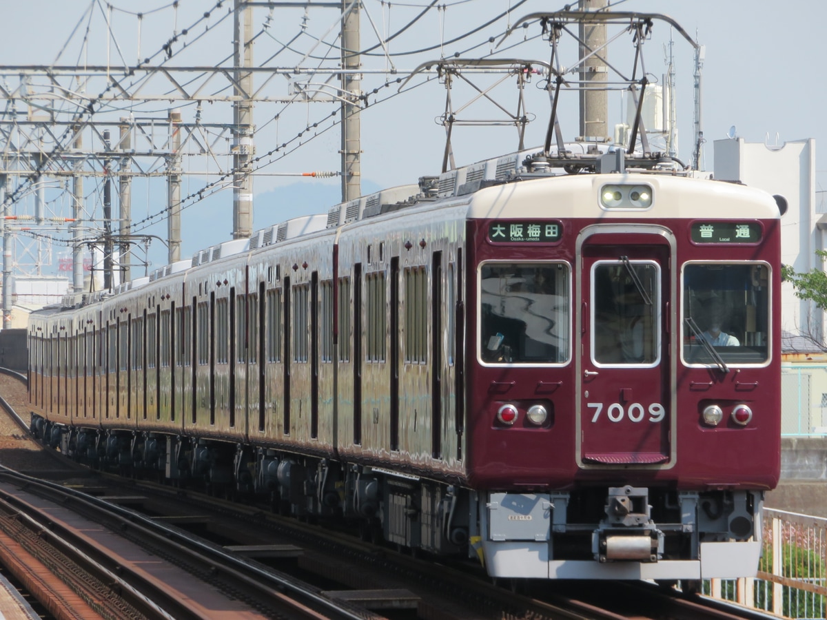 阪急電鉄 西宮車庫 7000系 7009×8R
