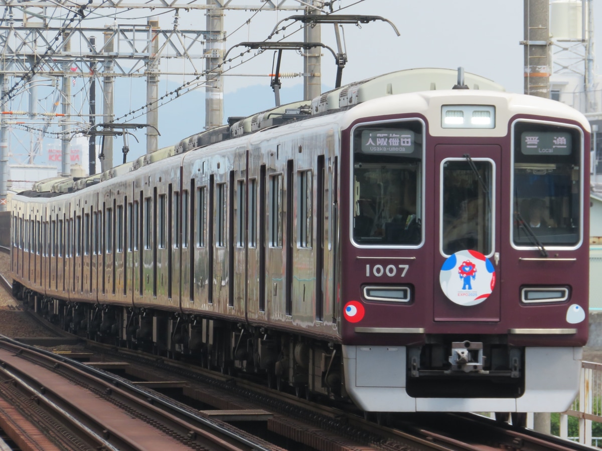 阪急電鉄 西宮車庫 1000系 1007×8R
