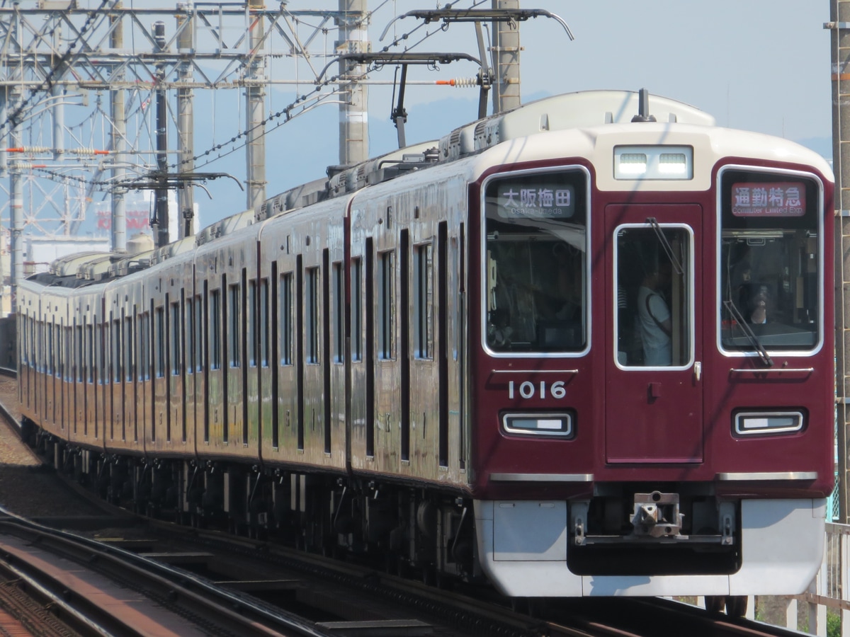 阪急電鉄 西宮車庫 1000系 1016×8R