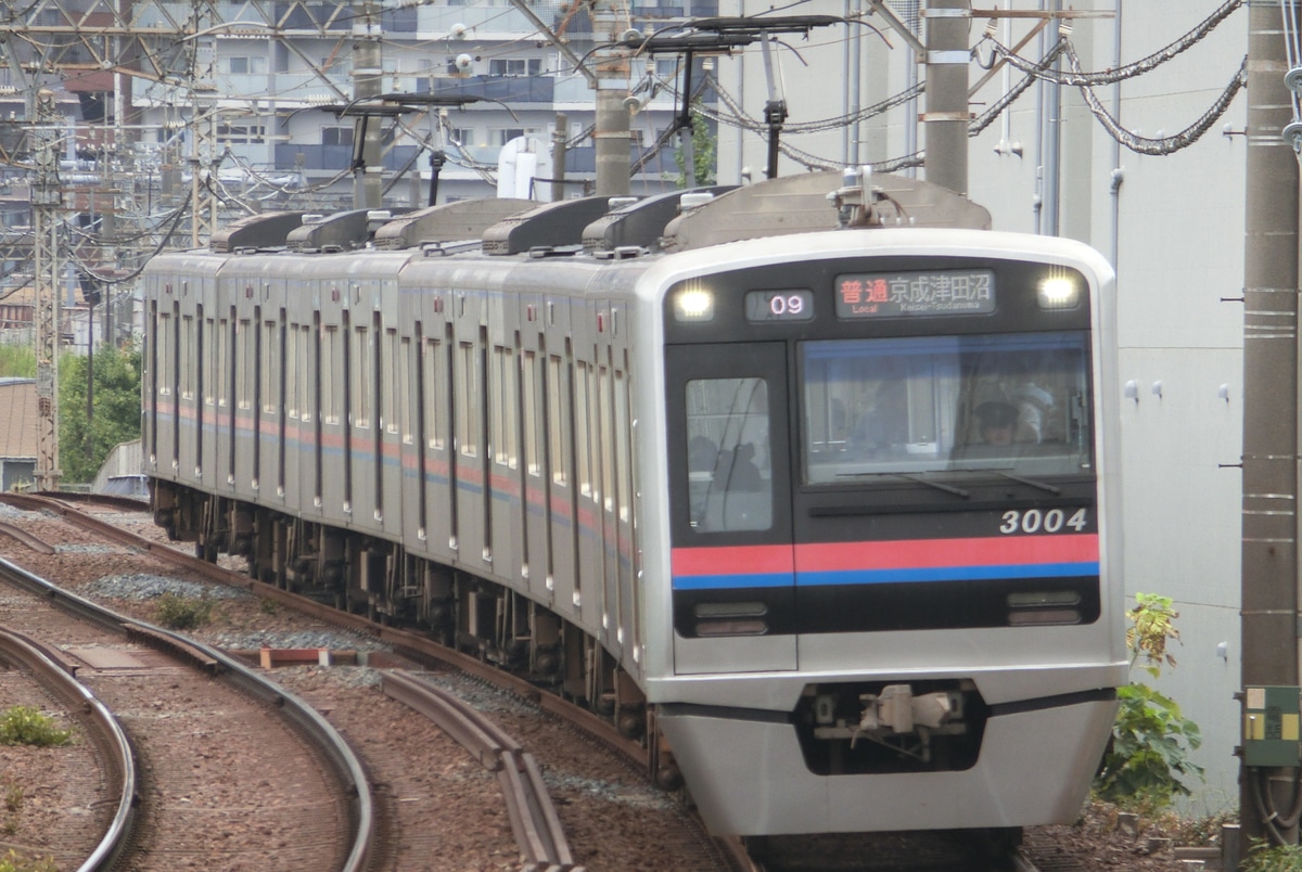 京成電鉄 宗吾車両基地 3000形 3004F