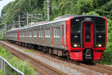 JR九州 813系 天拝山～原田間付近