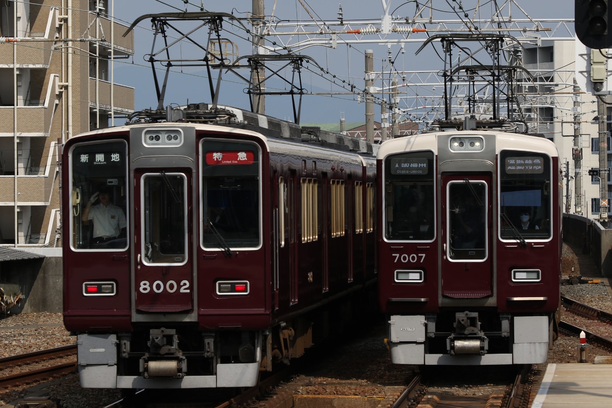 阪急電鉄 西宮車庫 7000系 7007F