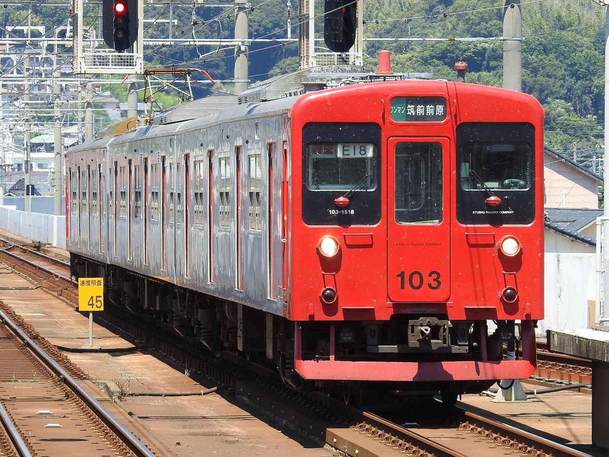 JR九州 唐津鉄道事業部唐津車両センター 103系1500番台 E18編成