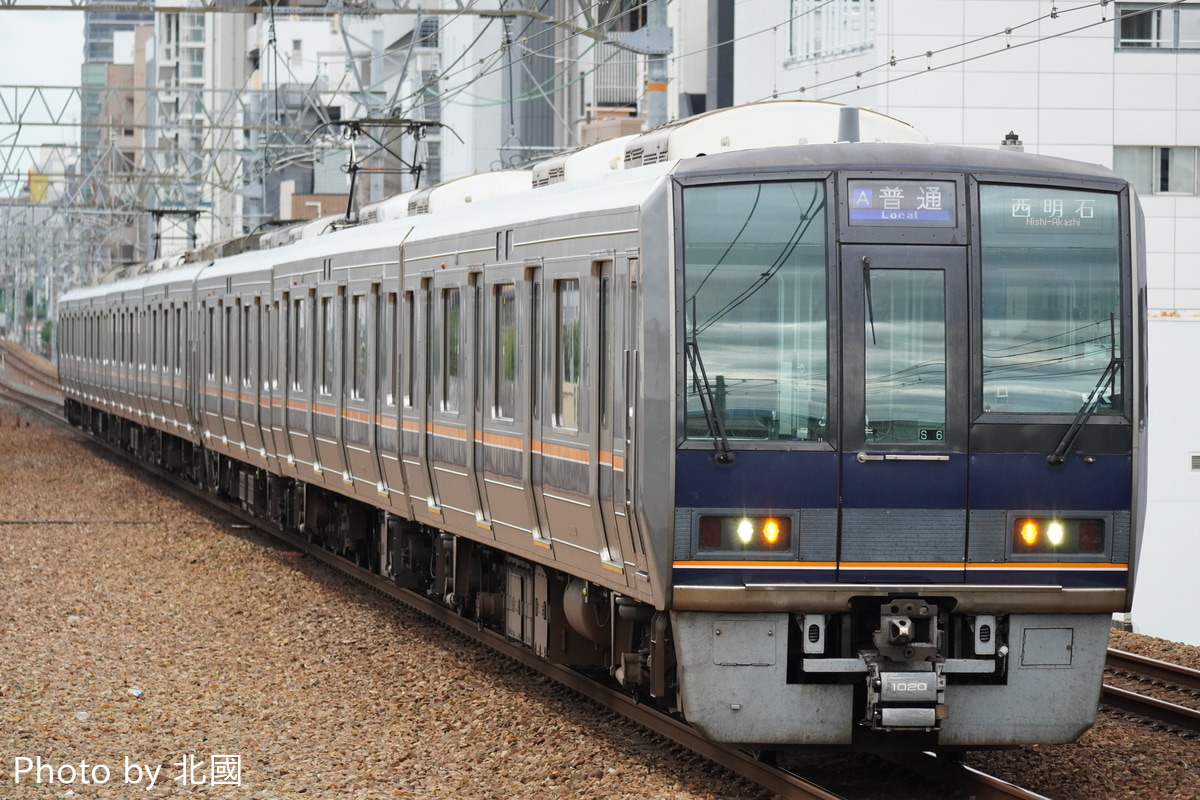 JR西日本 網干総合車両所明石支所 207系 S6編成