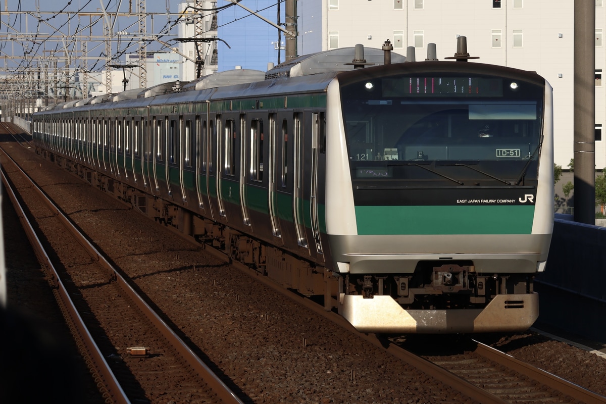 JR東日本 川越車両センター E233系 ハエ121編成