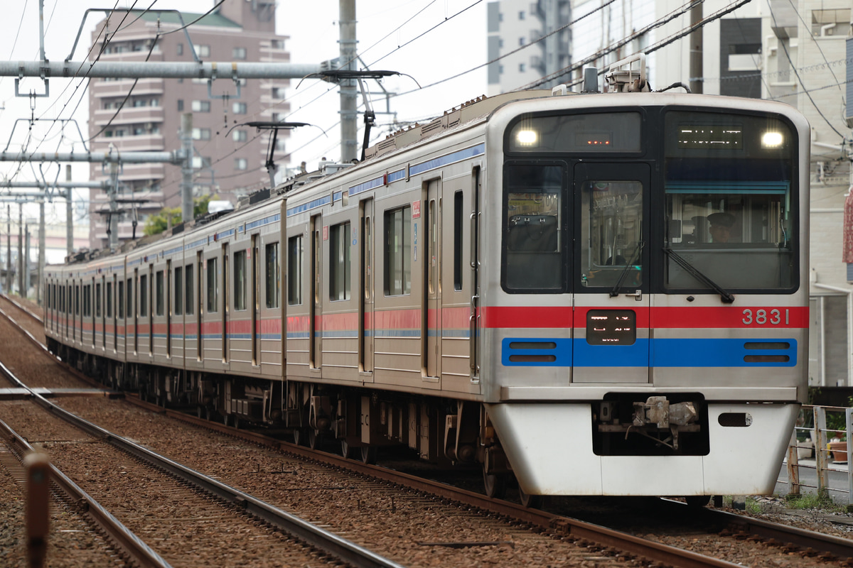 京成電鉄 宗吾車両基地 3700形 3838編成