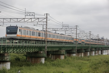 JR東日本E233系トタT9編成を日野～立川間で撮影した画像