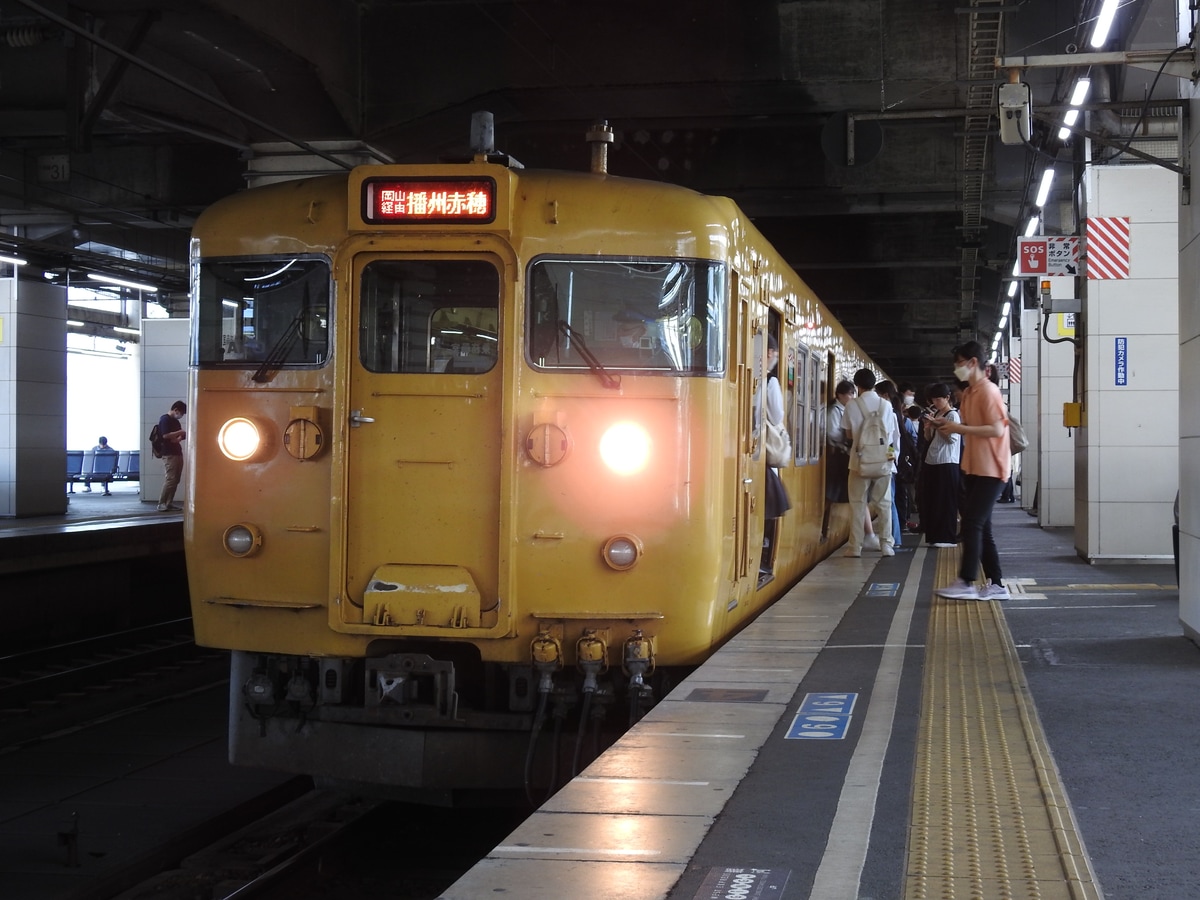 JR西日本 岡山電車区 115系 A10編成
